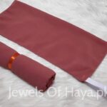 HIJAB NIQAB SET - CORAL RED
