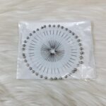 silver - metallic pins pack