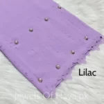 Fancy Stone Hijab - Lilac