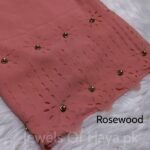 Fancy Stone Hijab - Rosewood