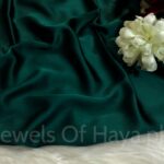 Satin Silk - Emerald Green