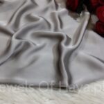 Satin Silk - Ash Grey