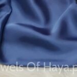 Satin Silk - Denim Blue