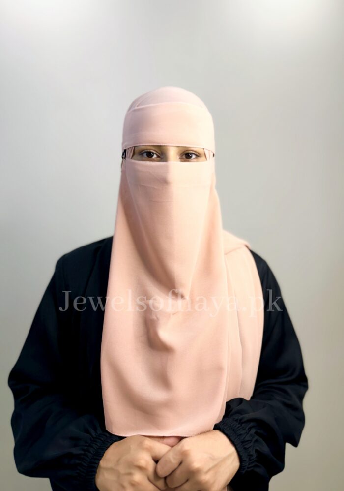 Hijab and Saudi Niqab - Skin Pink - Image 3