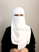 Hijab and Saudi Niqab - White - Image 3