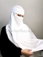 Hijab and Saudi Niqab - White - Image 2