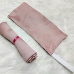 Silk Hijab Niqab set - Tea Pink
