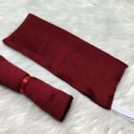 Silk Hijab Niqab set - Maroon