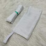 Silk Hijab Niqab set - White