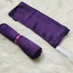 Silk Hijab and Niqab set - Purple