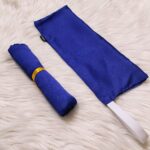 Silk Hijab and Niqab set - Royal Blue