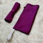 Silk Hijab and Niqab set - Hot Pink