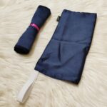 Silk Hijab and Niqab sets - Denim Blue