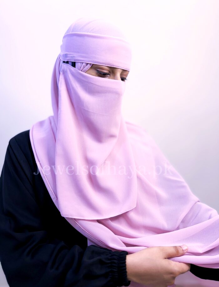 Hijab and Saudi Niqab - Muave - Image 2