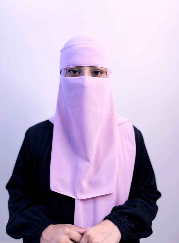 Hijab and Saudi Niqab - Muave - Image 3