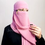 Hijab and Saudi Niqab - Tea Pink