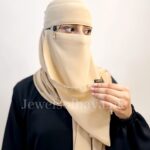 Hijab and Saudi Niqab - Sand Beige