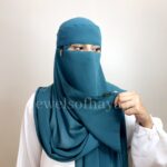 Hijab and Saudi Niqab - Teal