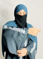 Abaya - Teal Marine - Image 3