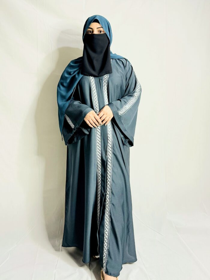 Abaya - Teal Marine - Image 2