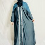 Abaya - Teal Marine