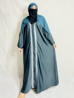 Abaya - Teal Marine