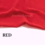 Red - Premium Georgette