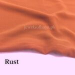 Rust - Premium Georgette