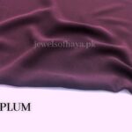 Plum - Premium Georgette