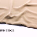 Mud Beige - Premium Georgette