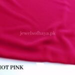 Hot Pink - Premium Georgette