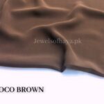 Choco Brown - Premium Georgette