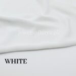 White - Premium Georgette