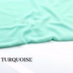 Turquoise - Premium Georgette