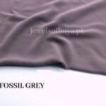 Fossil GREY - Premium Georgette