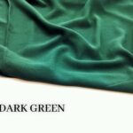 Dark Green - Premium Georgette
