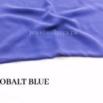 Cobalt Blue - Premium Georgette